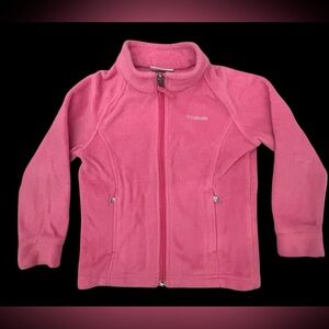 Columbia Vibrant Pink Full-Zip Fleece